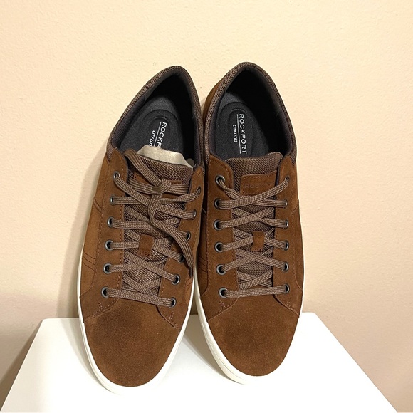 NEW MEN’S Rockport Collie Tie Sneakers / Shoes— Size 10 - Picture 3 of 9